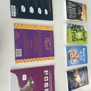 Set of 10 Scholastic Book Collection with Black, Purple, and Blue Covers
